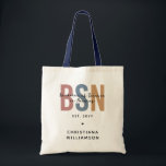 Custom BSN Bachelor of Science in Nursing Tote Bag<br><div class="desc">BSN Bachelor of Science in Nursing Personalized Nursing School Graduation Gifts!</div>