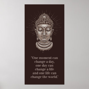 Custom Buddha Quote poster