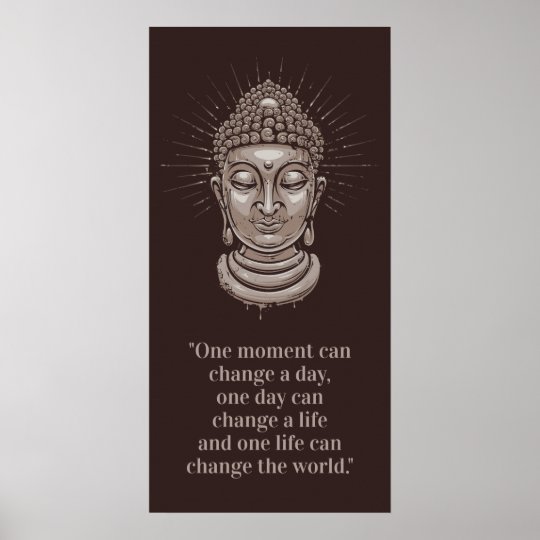 Custom Buddha Quote poster | Zazzle.com
