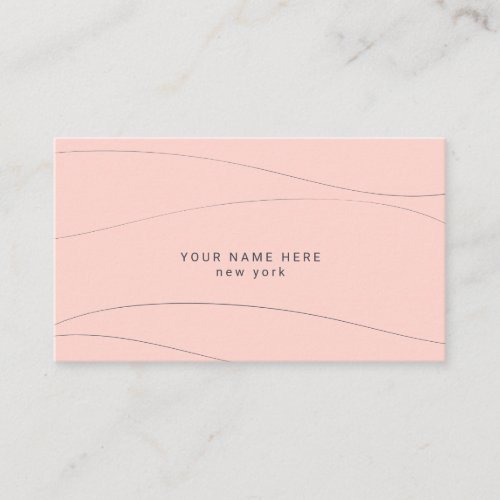 Custom Budget Modern Abstract Waves Business Cards