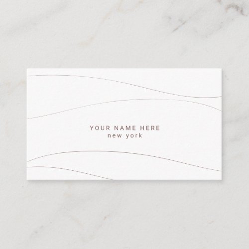 Custom Budget Modern Abstract Waves Business Cards