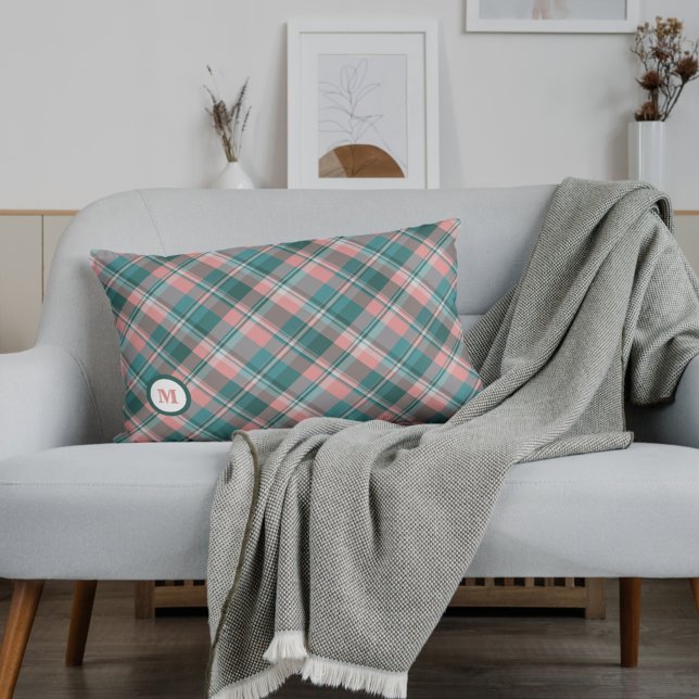 Custom Buffalo Check & Punk Plaid Pet Bed Pillow   (Custom Buffalo Check & Punk Plaid Pet Bed Pillow)