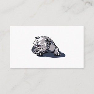 Custom Bulldog Business Cards