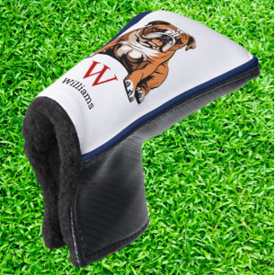  Custom Bulldog Putter   Golf Head Cover