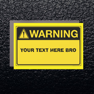 Custom Bumper - Products Customizable Yellow Car Magnet