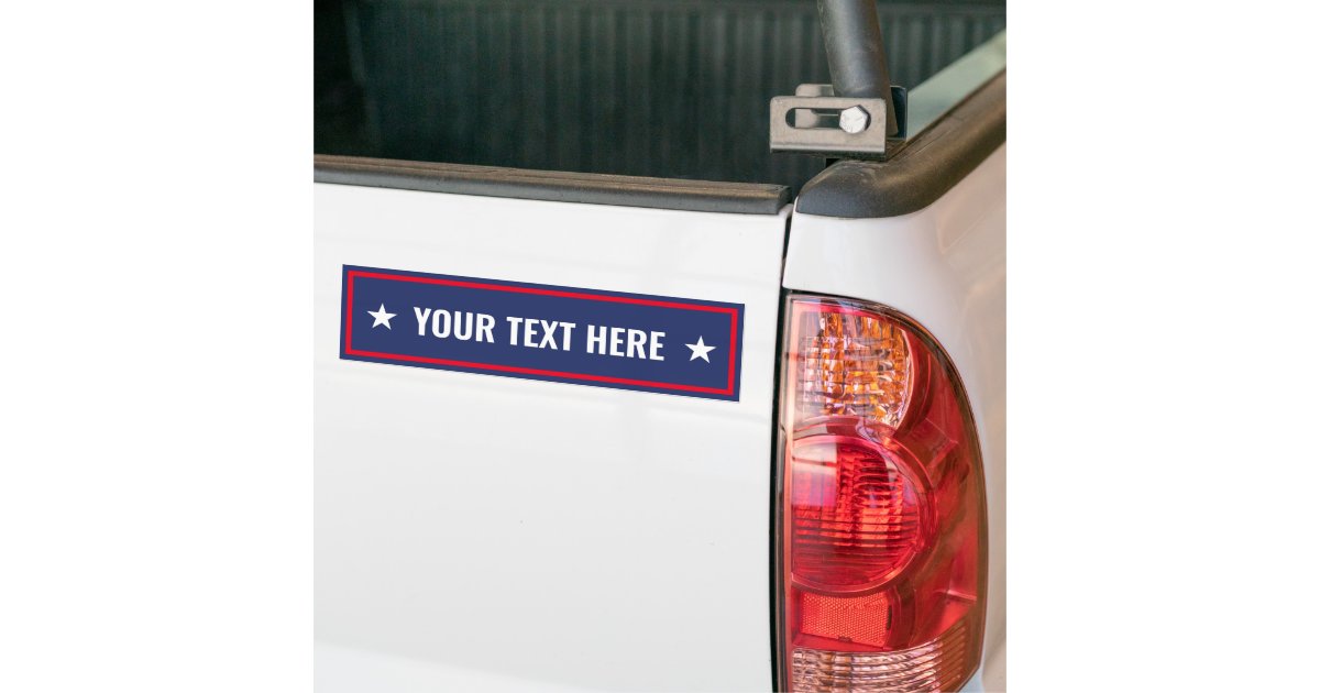Custom Bumper Sticker | Zazzle