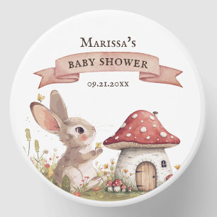 Custom Bunny Baby Shower Mini Candle Favors