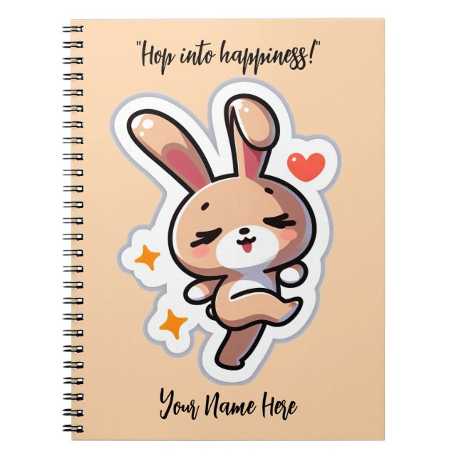 Custom Bunny Notebook (Front)