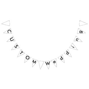 Custom Bunting Banner - Classic Triangle