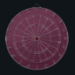 Custom Burgundy Dartboard<br><div class="desc">Elevate your dart game with this Custom Burgundy Dartboard. Designed for style and precision, this dartboard features a rich burgundy background that adds elegance to any game room or office. The high-quality materials ensure durability and consistent performance, making it perfect for casual games or competitive play. A unique and stylish...</div>