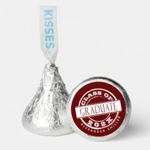 Custom Burgundy Graduate  Hershey®'s Kisses®