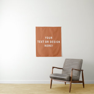 Custom Burnt-sienn Tapestry – Personalized for You