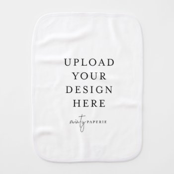 Custom Burp Cloth by MintyPaperie at Zazzle