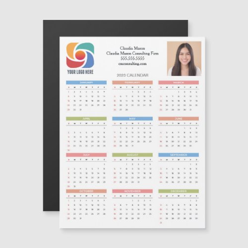 Custom Business 2023 Calendar Marketing Magnet