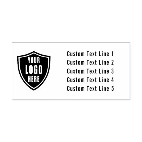 Custom Business 5 Lines  Self_inking Stamp