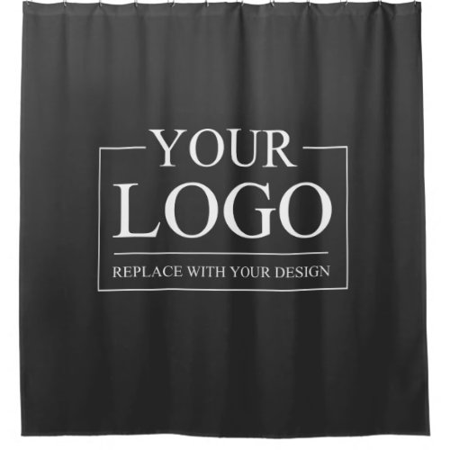 Custom Business ADD LOGO Company Professional  Shower Curtain