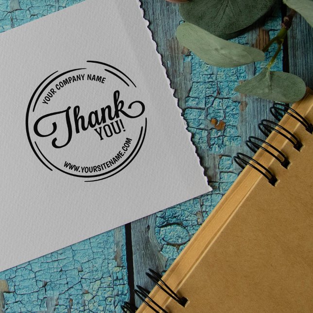 Custom Business and Site Thank You   Rubber Stamp (Creator Uploaded)