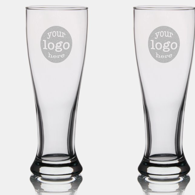 Custom Business Bar Pub Team Logo Branded Beer Pilsner Glass (Custom Business Bar Pub Team Logo Branded Beer Pilsner Glass)