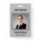 Custom Business Basic Employee Name Photo Grey