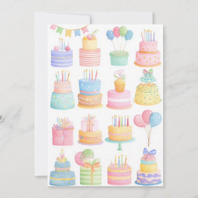Custom Business Birthday Card (Front)