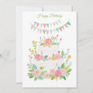 Custom Business Birthday Card