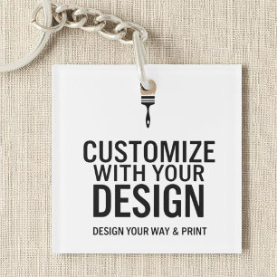 Custom Business Blank Company Branded Keychain
