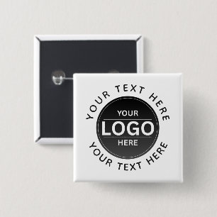 Custom Business Brand Logo Button