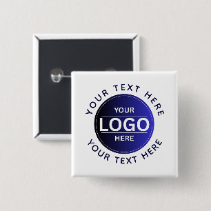 Custom Business Brand Logo Button