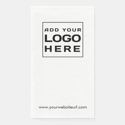 Custom Business Brand Logo Employees Custom Paper Guest Towels