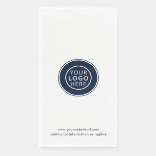 Custom Business Brand Logo Employees Custom Paper Guest Towels