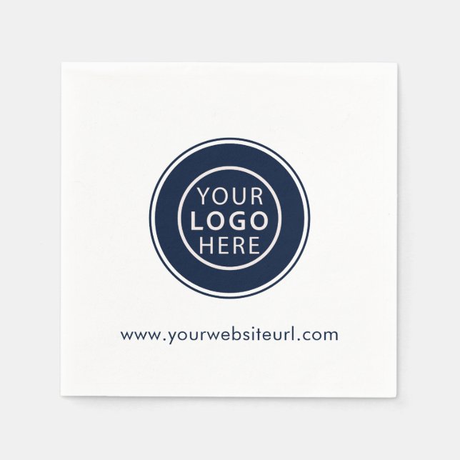 Custom Business Brand Logo Employees Custom Paper Napkins (Front)