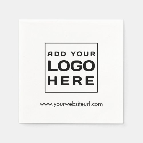 Custom Business Brand Logo Employees Paper Napkins