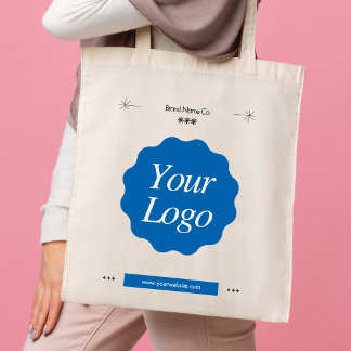 Custom Business Brand Logo | Professional Company Tote Bag