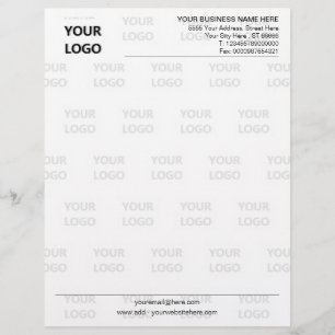 Custom Business Branded Letterhead Template