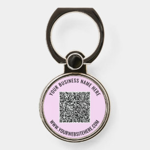 Custom Business Branded QR Code Phone Ring Stand