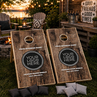 Custom Business Branding Cornhole Board Game