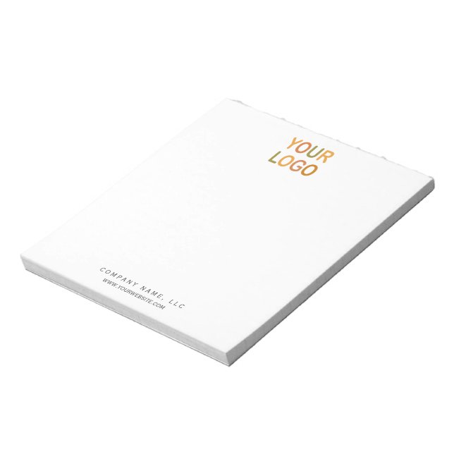 Custom Business Branding LOGO Notepad (Rotated)