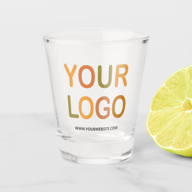 Custom Business Branding LOGO Shot Glass (Front)