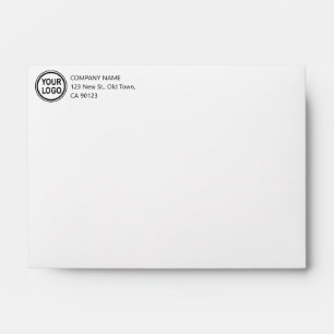 Custom Business Branding Logo Template Envelope