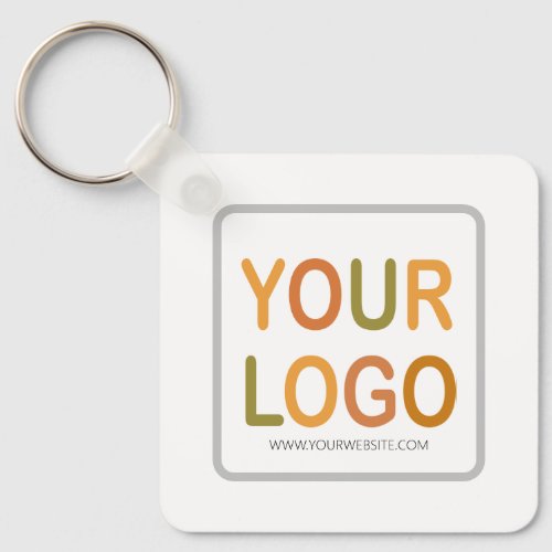 Custom Business Branding Logo Template Keychain