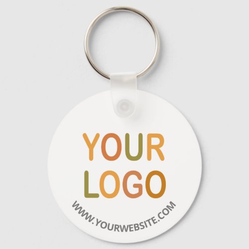 Custom Business Branding Logo Template Keychain