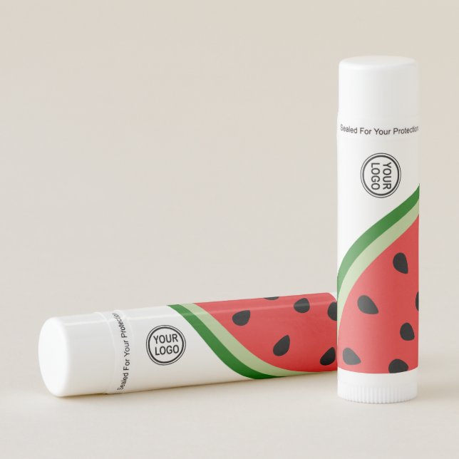 Custom Business Branding Logo Template Lip Balm (Front)