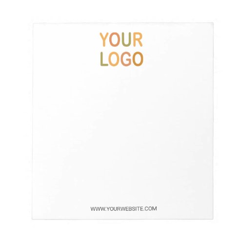 Custom Business Branding Logo Template Notepad