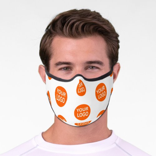 Custom Business Branding Logo Template Premium Face Mask