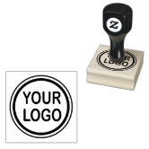 Add Your Business Logo and Address Custom Rubber Stamp