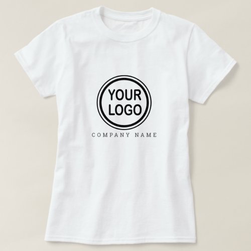 Custom Business Branding Logo Template  T_Shirt