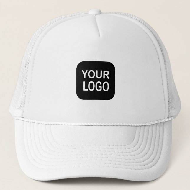 Custom Business Branding Logo Template Trucker Hat (Front)