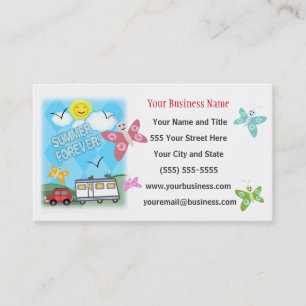 Custom Business Campgrounds / RV Sales Card
