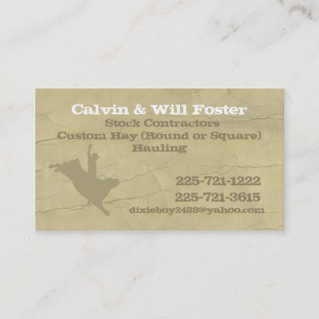 Custom Business Card (Front)