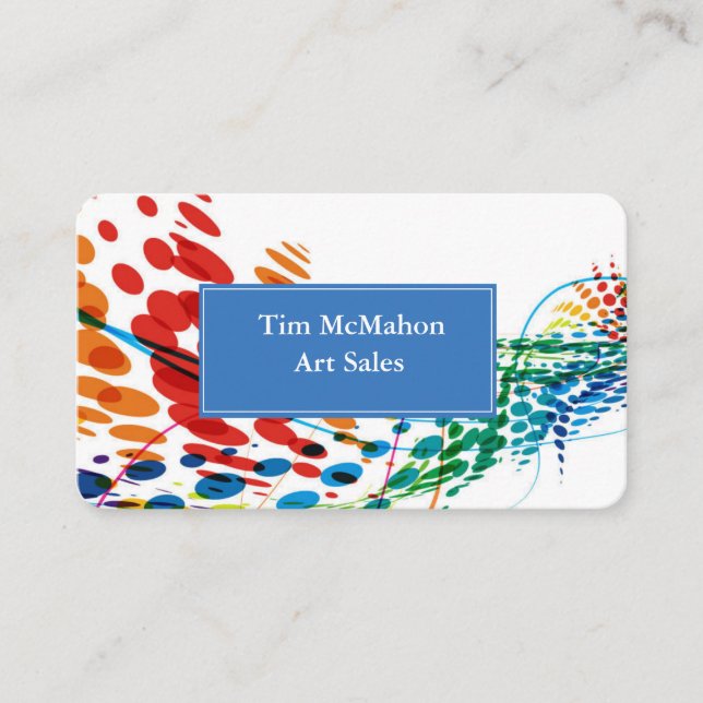 Custom Business Card  (Front)